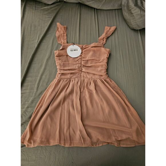 NWT Princess Prolly SO SWEET MINI DRESS DUSTY PINK size 4 - Picture 5 of 5